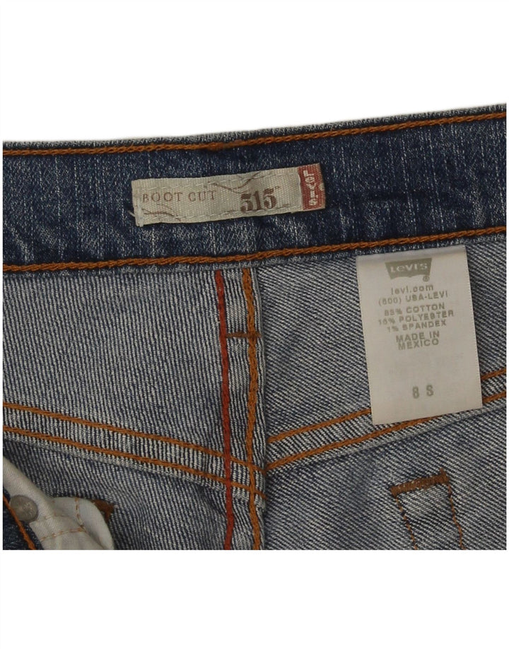 Levi's Womens 515 Bootcut Jeans US 8 Medium W32 L30 Blue Cotton