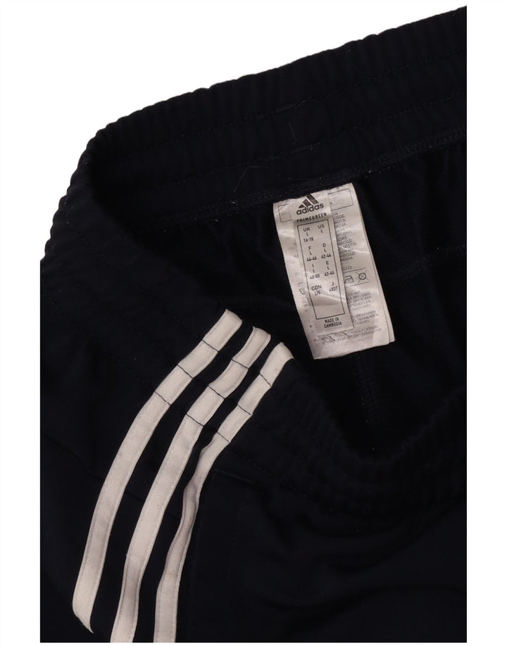 Adidas Womens Tracksuit Trousers UK 16/18 Large  Navy Blue Polyester