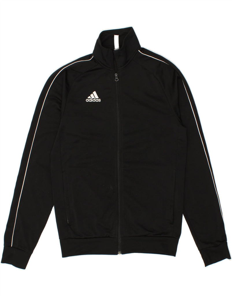 ADIDAS Mens Tracksuit Top Jacket Small Black Polyester | Vintage Adidas | Thrift | Second-Hand Adidas | Used Clothing | Messina Hembry 