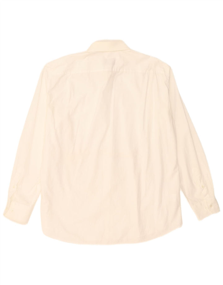 Hugo Boss Mens Shirt Size 44 17 1/2 XL White