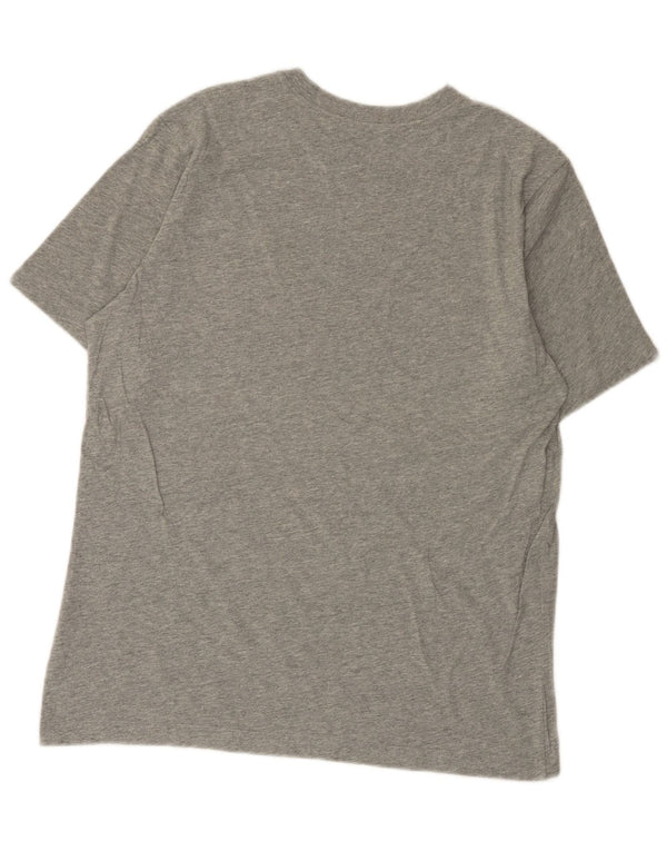 NIKE Mens T-Shirt Top Medium Grey Cotton