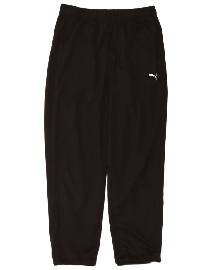 PUMA Mens Tracksuit Trousers Large Black Polyester