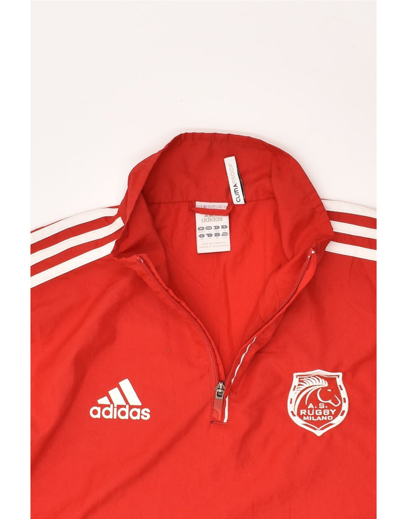 ADIDAS Mens Clima Proof Pullover Tracksuit Top Size 36-38 Small Red | Vintage Adidas | Thrift | Second-Hand Adidas | Used Clothing | Messina Hembry 