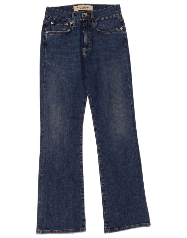 Roy Rogers Womens Bootcut Jeans W26 L27 Blue Cotton
