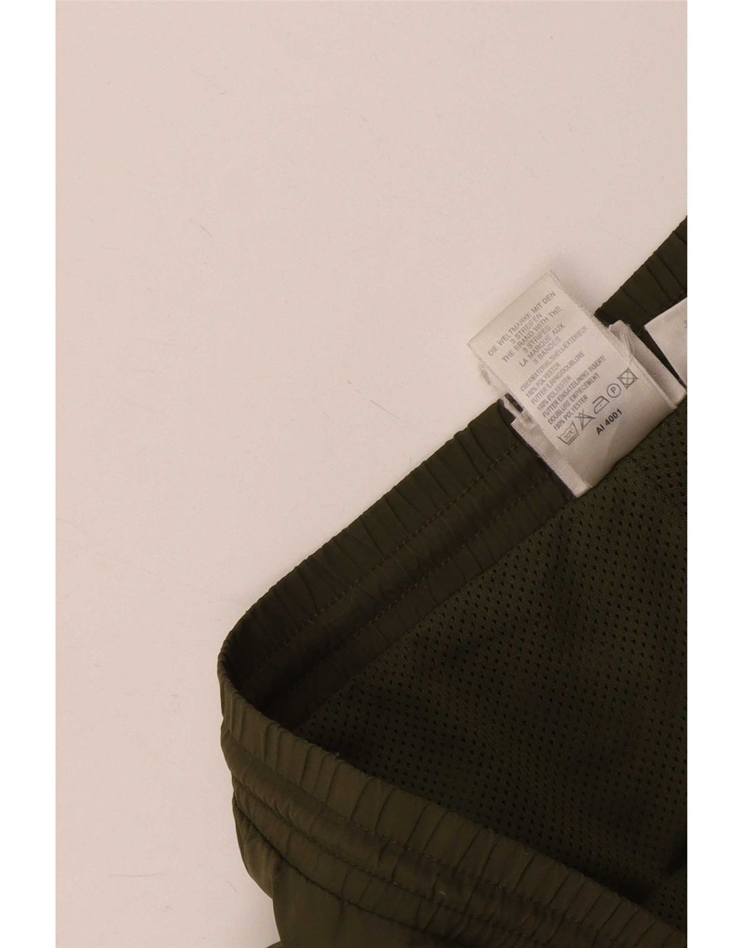 Adidas Mens Tracksuit Trousers Medium Khaki Polyester
