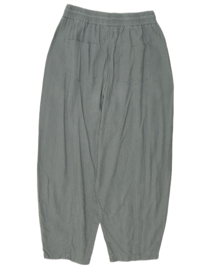 Zara Womens Harem Trousers Small W26 L24 Green