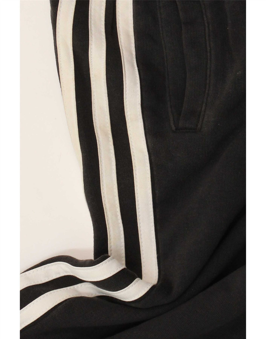 Adidas Mens Tracksuit Trousers Joggers Small  Black Cotton