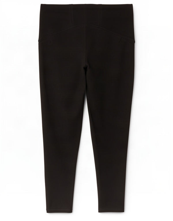 Marks & Spencer Womens Crop Leggings UK 16 Large Black Viscose