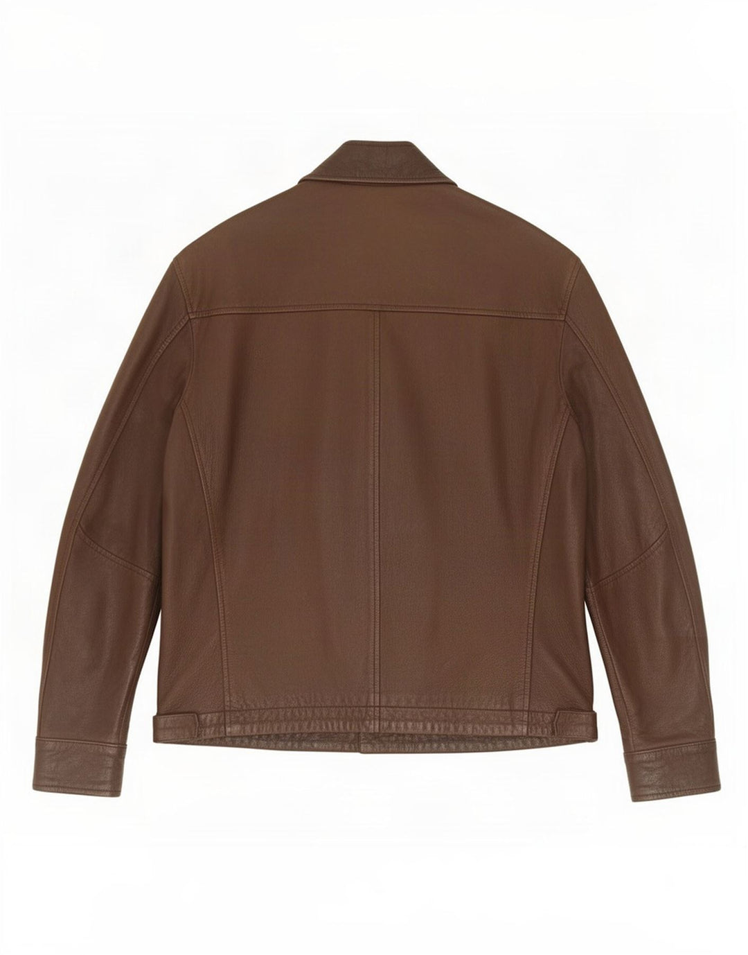 Dallas Mens Leather Jacket IT 50 Large Brown