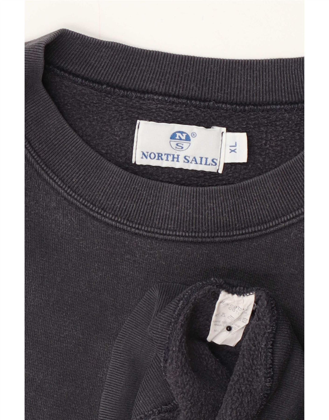 North Sails Mens Sweatshirt Jumper XL Grey Cotton