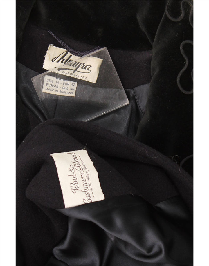 Admyra Womens Oversized Overcoat UK 18 XL Navy Blue Wool