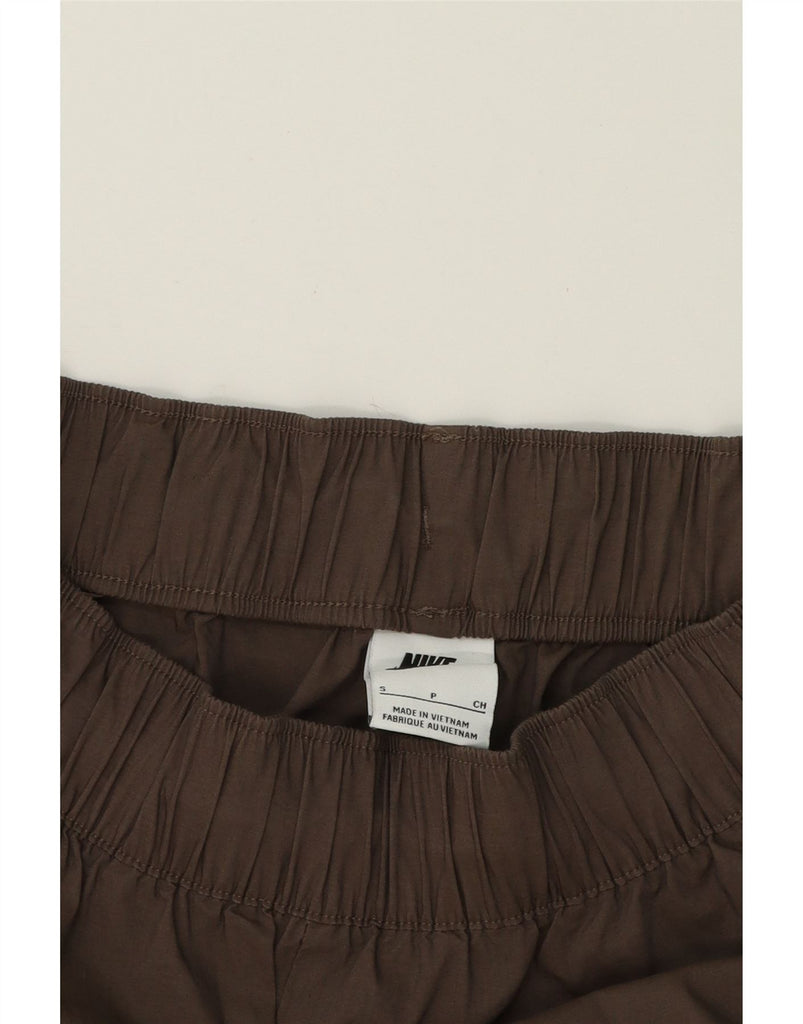 NIKE Womens Tapered Casual Trousers Small W26 L26 Brown Cotton Vintage Nike and Second-Hand Nike from Messina Hembry 