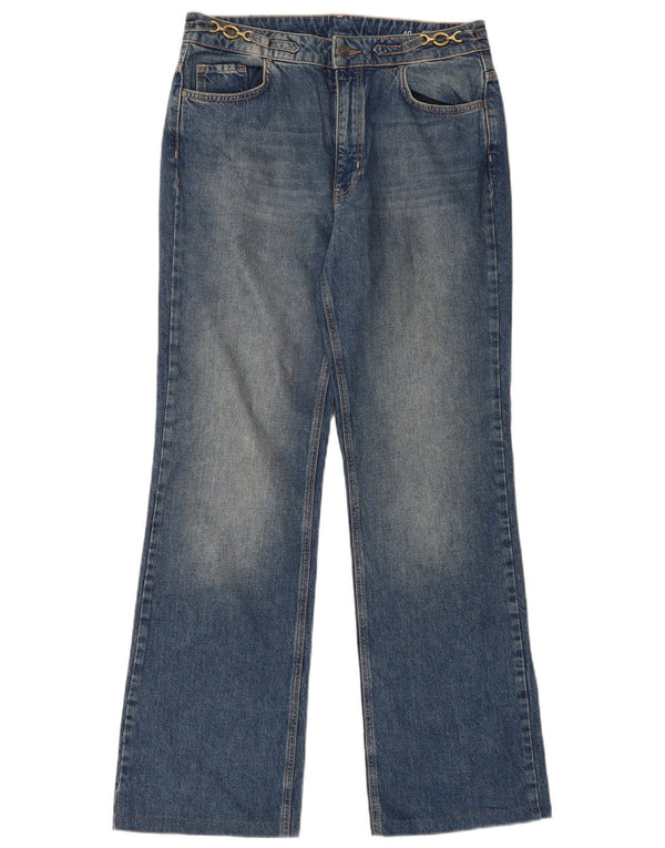 Massimo Dutti Womens High Rise Bootcut Jeans EU 40 Medium W30 L31 Blue