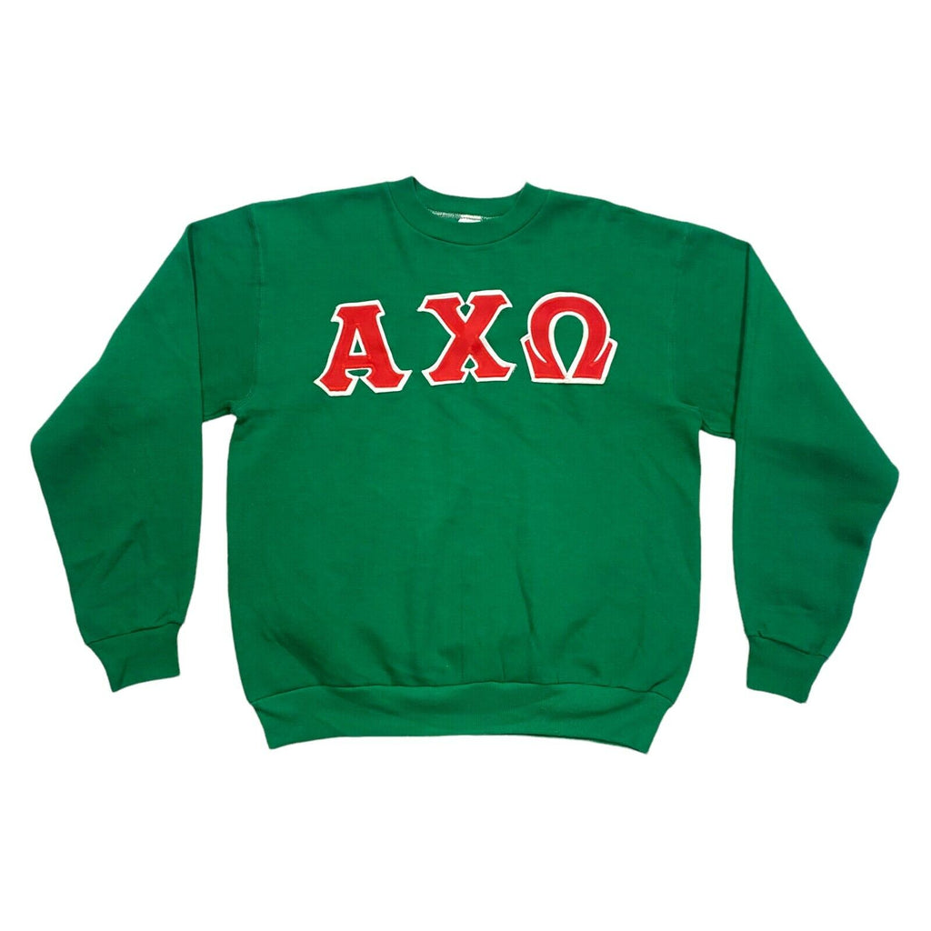 Alpha Chi Omega ΑΧΩ Russell Athletic Sweatshirt | Vintage 70s Women's Fraternity | Vintage Messina Hembry | Thrift | Second-Hand Messina Hembry | Used Clothing | Messina Hembry 