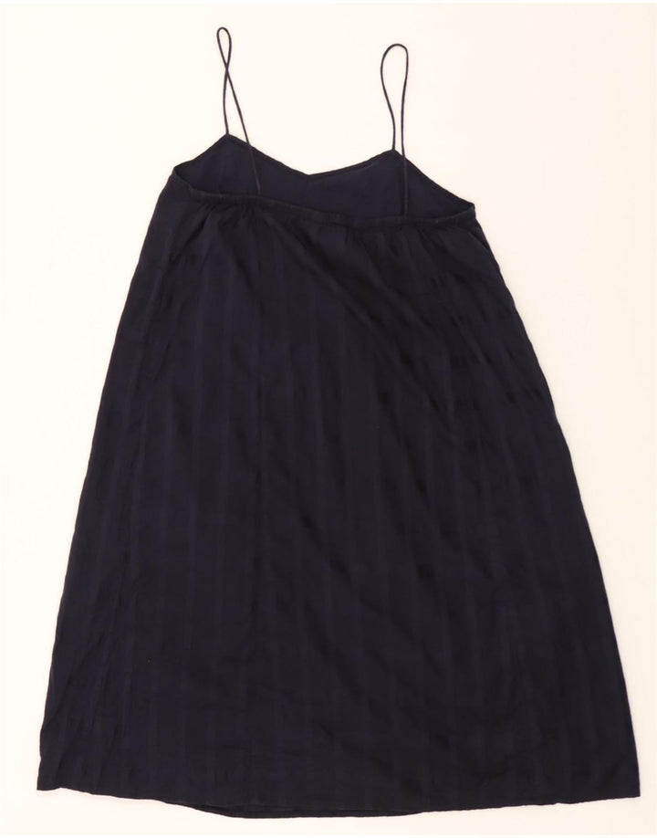 J. CREW Womens Sundress US 4 Small Navy Blue Striped Cotton Vintage J. Crew and Second-Hand J. Crew from Messina Hembry 
