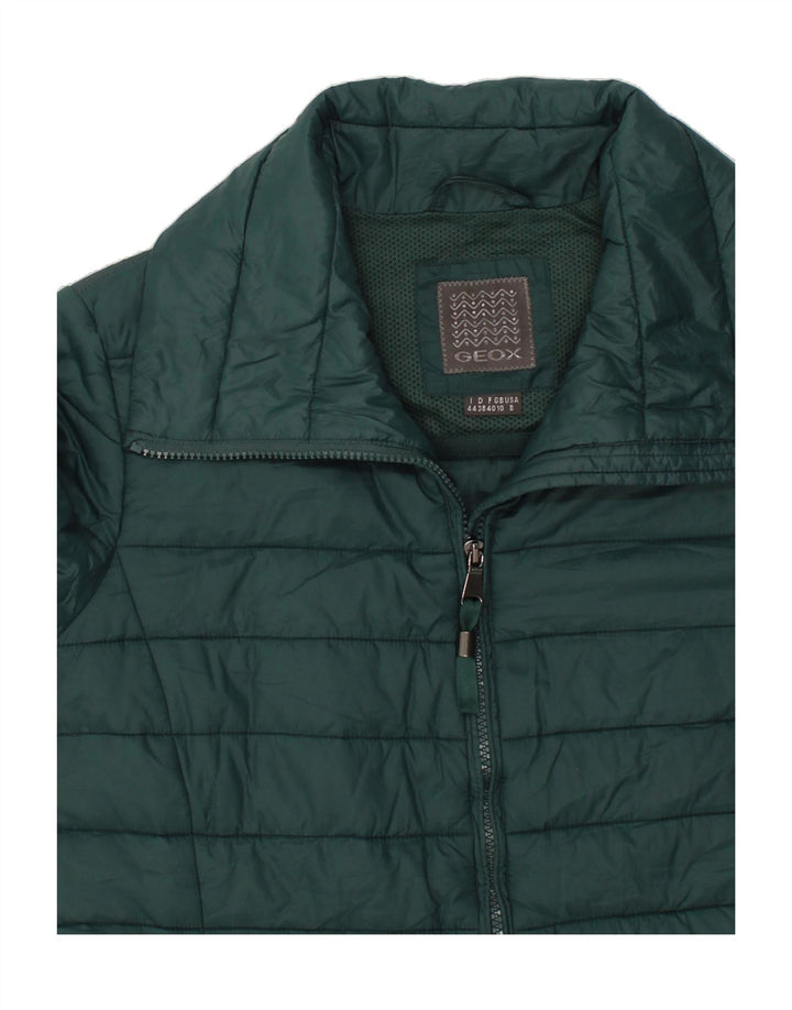 GEOX Womens Padded Jacket UK 10 Small Green Polyamide Vintage Geox and Second-Hand Geox from Messina Hembry 