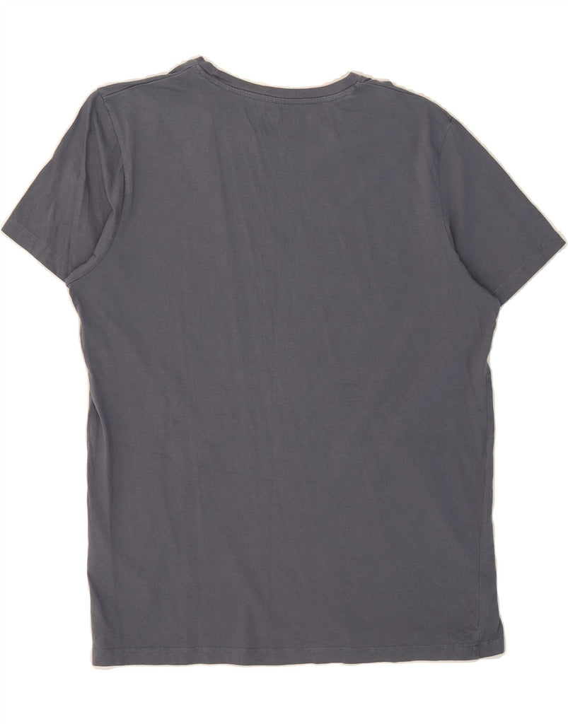 JACK & JONES Mens Graphic T-Shirt Top XL Grey Cotton Vintage Jack & Jones and Second-Hand Jack & Jones from Messina Hembry 