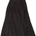 Murek Womens Maxi High Waist Tiered Skirt W30 Medium Black