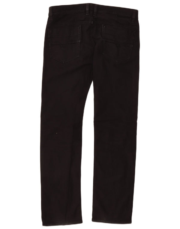 Diesel Mens Slim Jeans W34 L34 Black Cotton