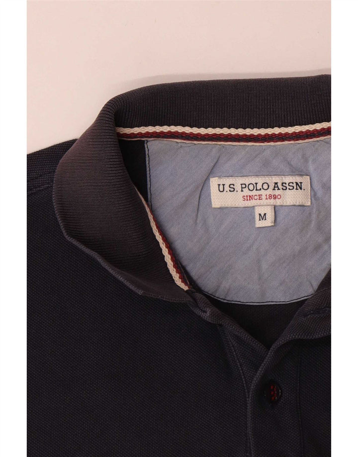 U.S. Polo Assn. Mens Polo Shirt Medium Navy Blue Cotton