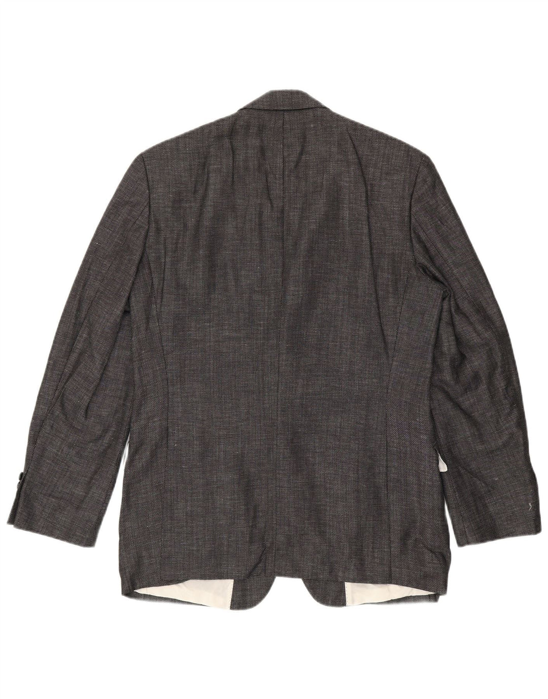 Hugo Boss Mens 2 Button Blazer Jacket EU 50 Large Grey Virgin Wool