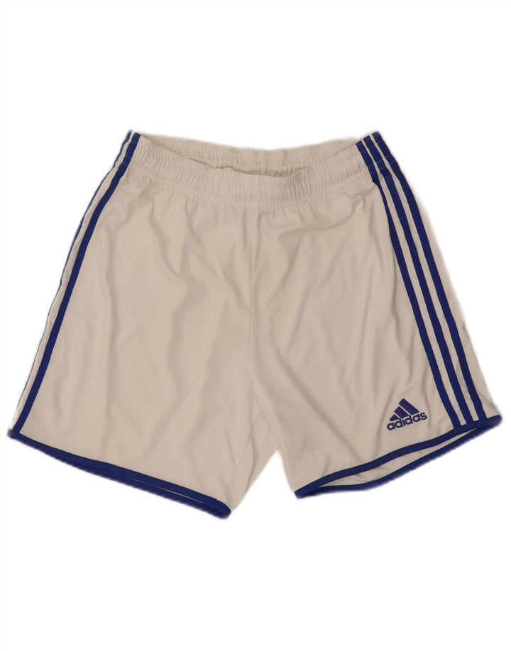 Adidas Mens Climalite Sport Shorts Medium  White Polyester
