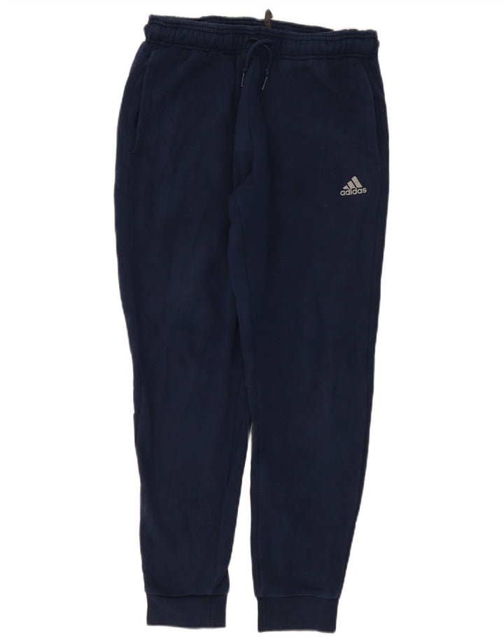 Adidas Mens Tracksuit Trousers Joggers Small Navy Blue Polyester