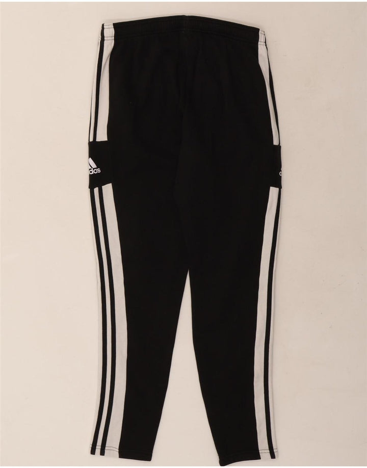 ADIDAS Mens Graphic Tracksuit Trousers Medium  Black Colourblock Cotton