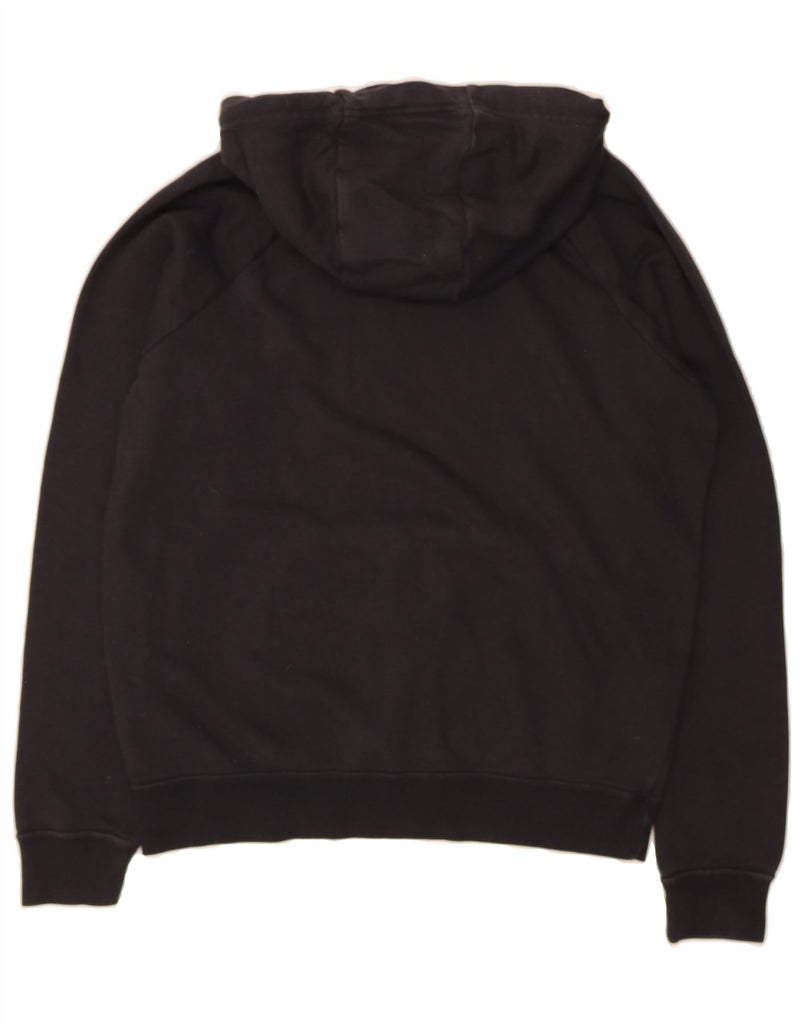 NIKE Womens Oversized Graphic Hoodie Jumper UK 10 Small Black Cotton Vintage Nike and Second-Hand Nike from Messina Hembry 