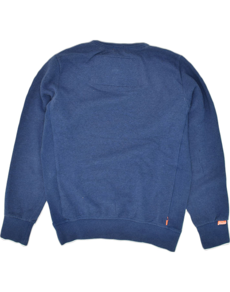 SUPERDRY Mens Sweatshirt Jumper Large Navy Blue Cotton | Vintage Superdry | Thrift | Second-Hand Superdry | Used Clothing | Messina Hembry 