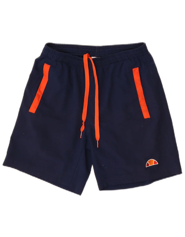 Ellesse Boys Sport Shorts 11-12 Years Navy Blue Polyester