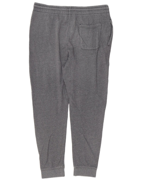 Le Coq Sportif Mens Tracksuit Trousers Joggers XL Grey Flecked Cotton