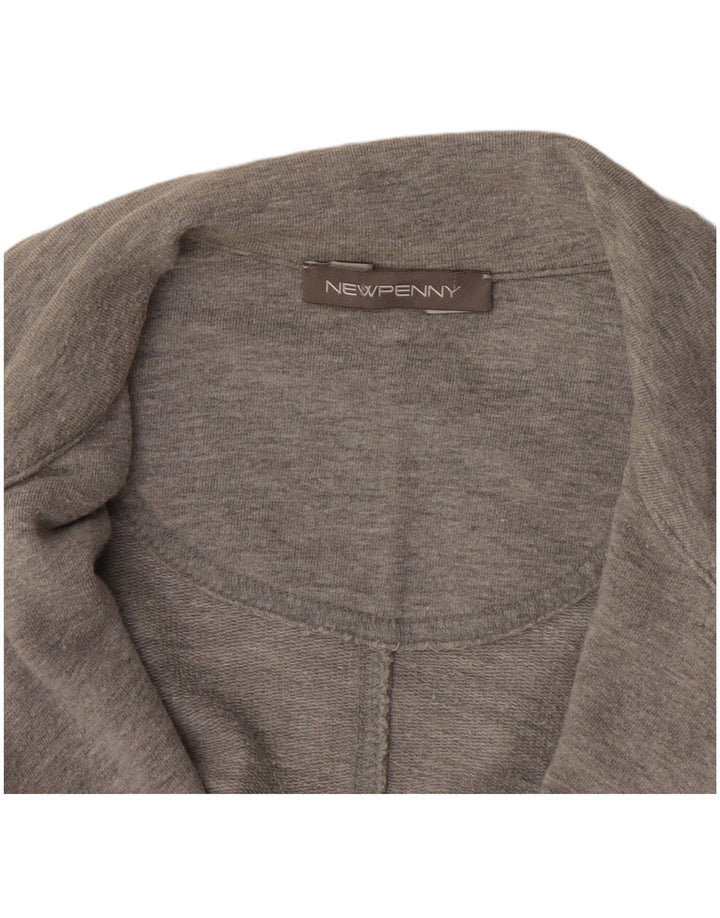 NEW PENNY Womens 2 Button Blazer Jacket UK 10 Small Grey