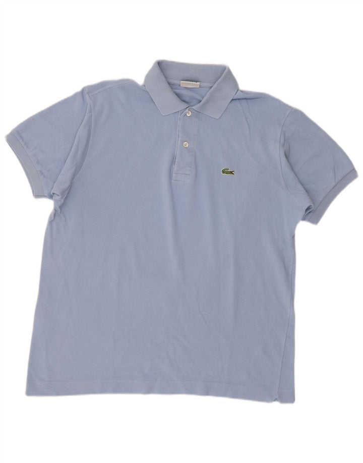 Lacoste Mens Polo Shirt Size 5 Large Blue Cotton