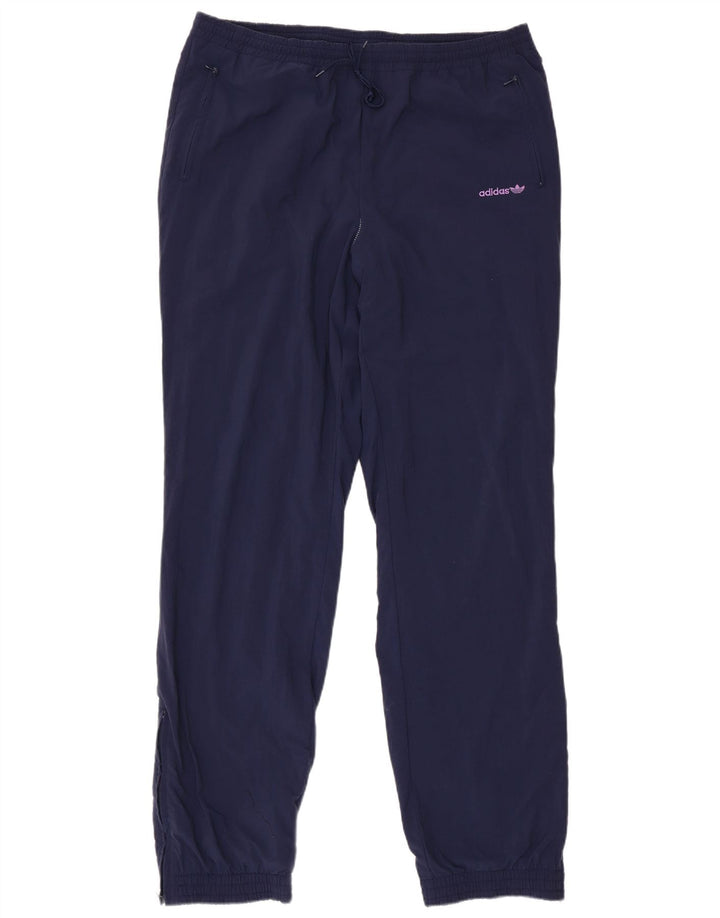 Adidas Mens Tracksuit Trousers Joggers XL Navy Blue