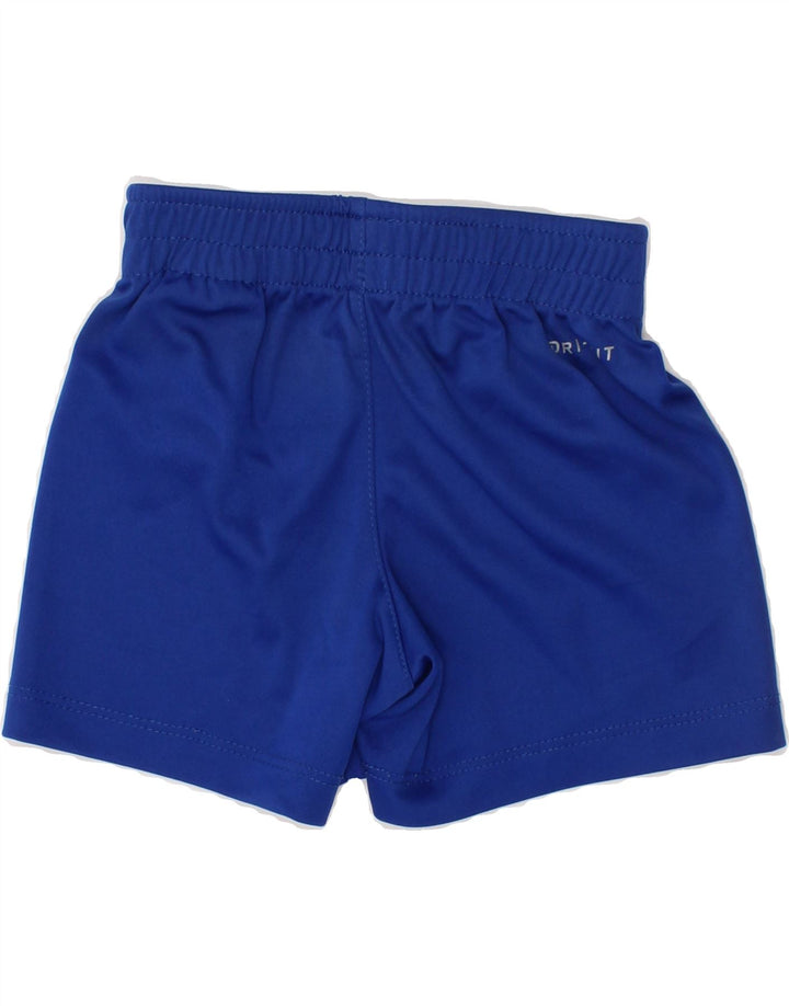 NIKE Baby Boys Dri Fit Sport Shorts 9-12 Months Blue Polyester Vintage Nike and Second-Hand Nike from Messina Hembry 