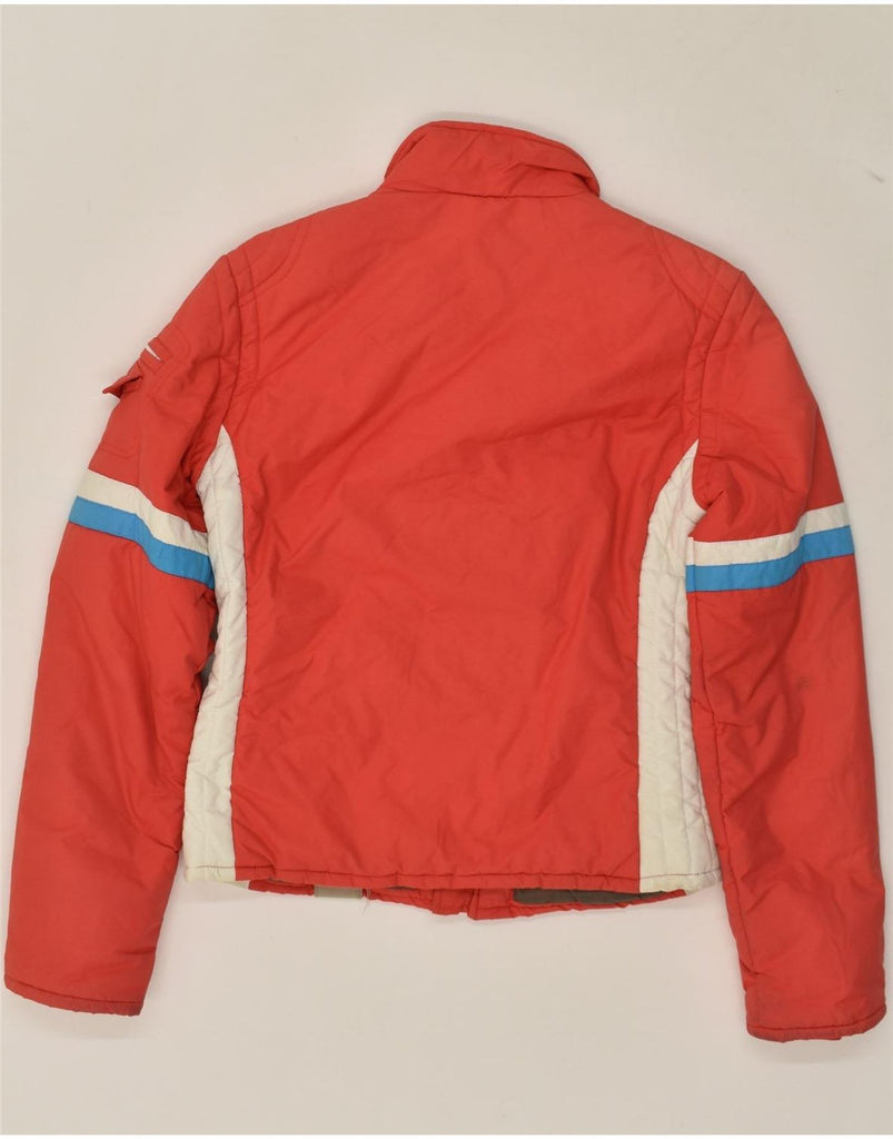 G-STAR Womens Padded Jacket UK 14 Large Red Colourblock Polyester | Vintage G-Star | Thrift | Second-Hand G-Star | Used Clothing | Messina Hembry 