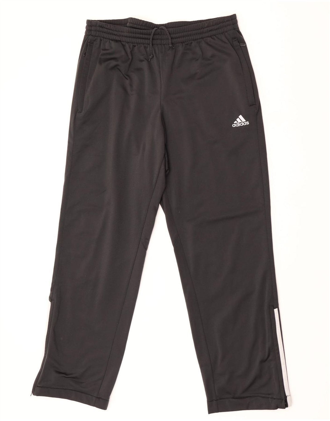 Adidas Mens Tracksuit Trousers UK 44/46 Large  Black Polyester