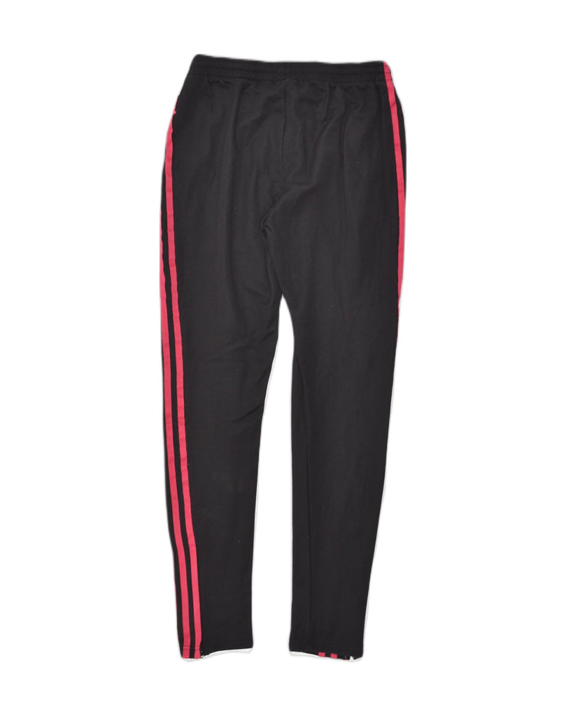 ADIDAS Womens Tracksuit Trousers UK 8 Small Black Cotton | Vintage Adidas | Thrift | Second-Hand Adidas | Used Clothing | Messina Hembry 