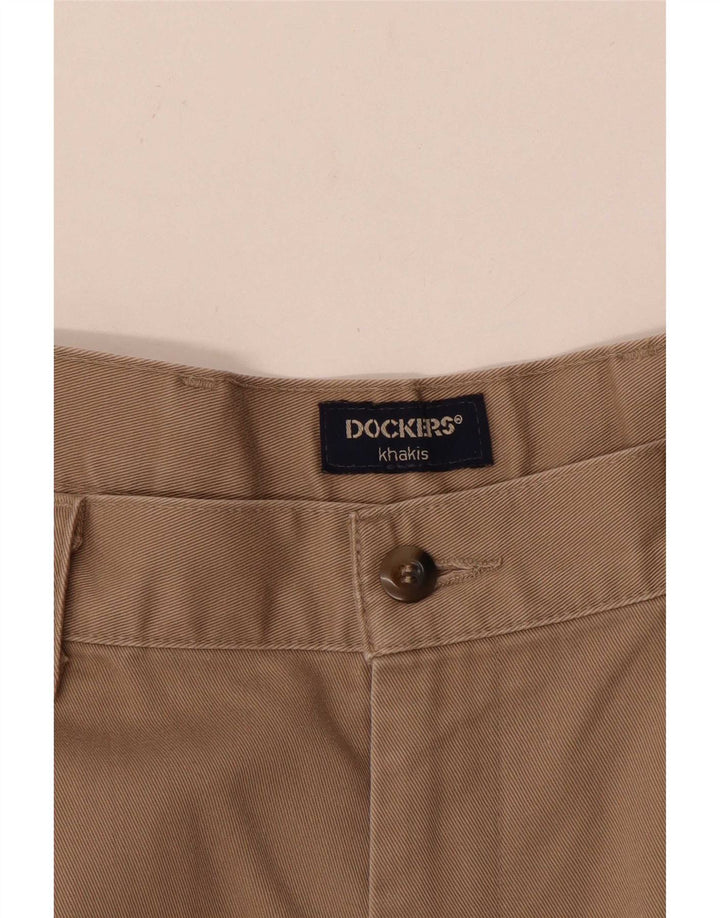 Dockers Mens Khakis Pegged Chino Trousers W34 L30 Beige