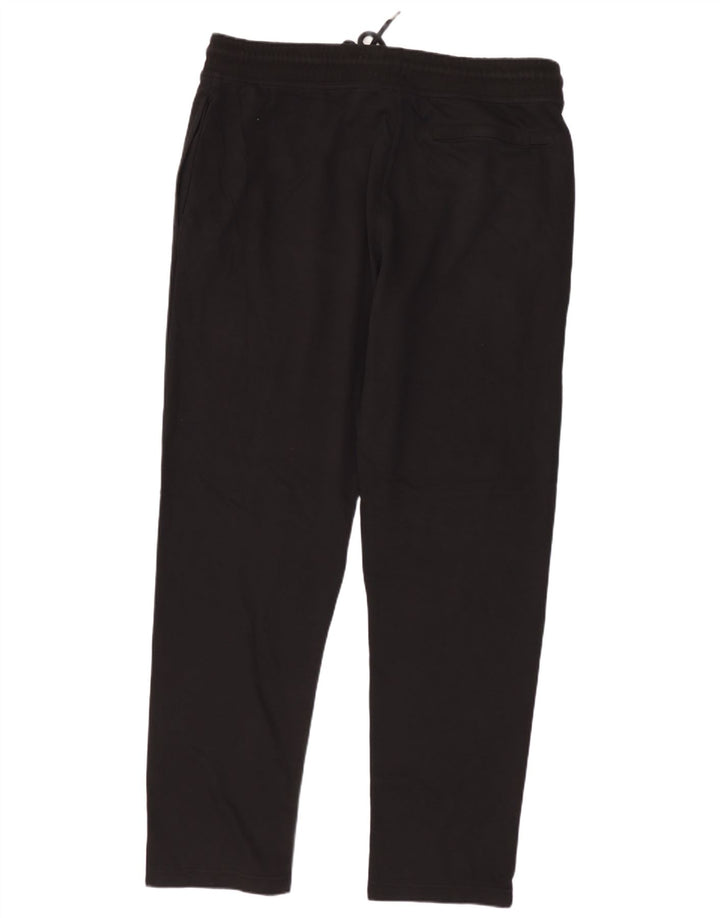 Marks & Spencer Womens Tracksuit Trousers UK 16 Large  Black Cotton
