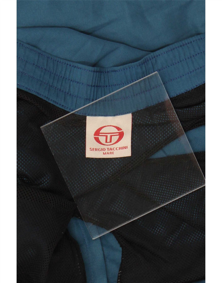 Sergio Tacchini Mens Swimming Shorts 2XL Blue Polyester