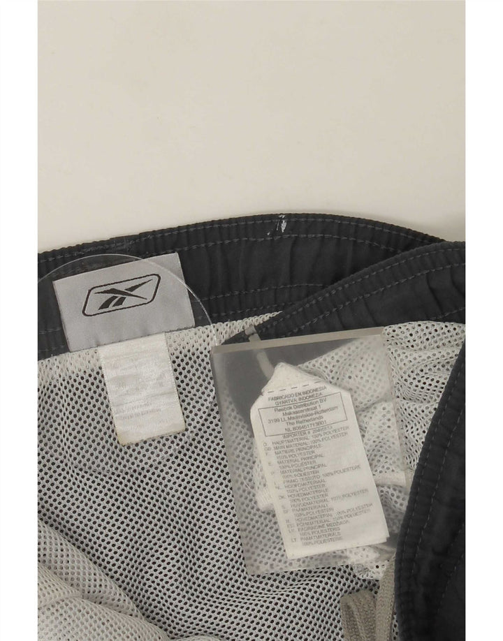 Reebok Mens Swimming Shorts Large Grey Polyester