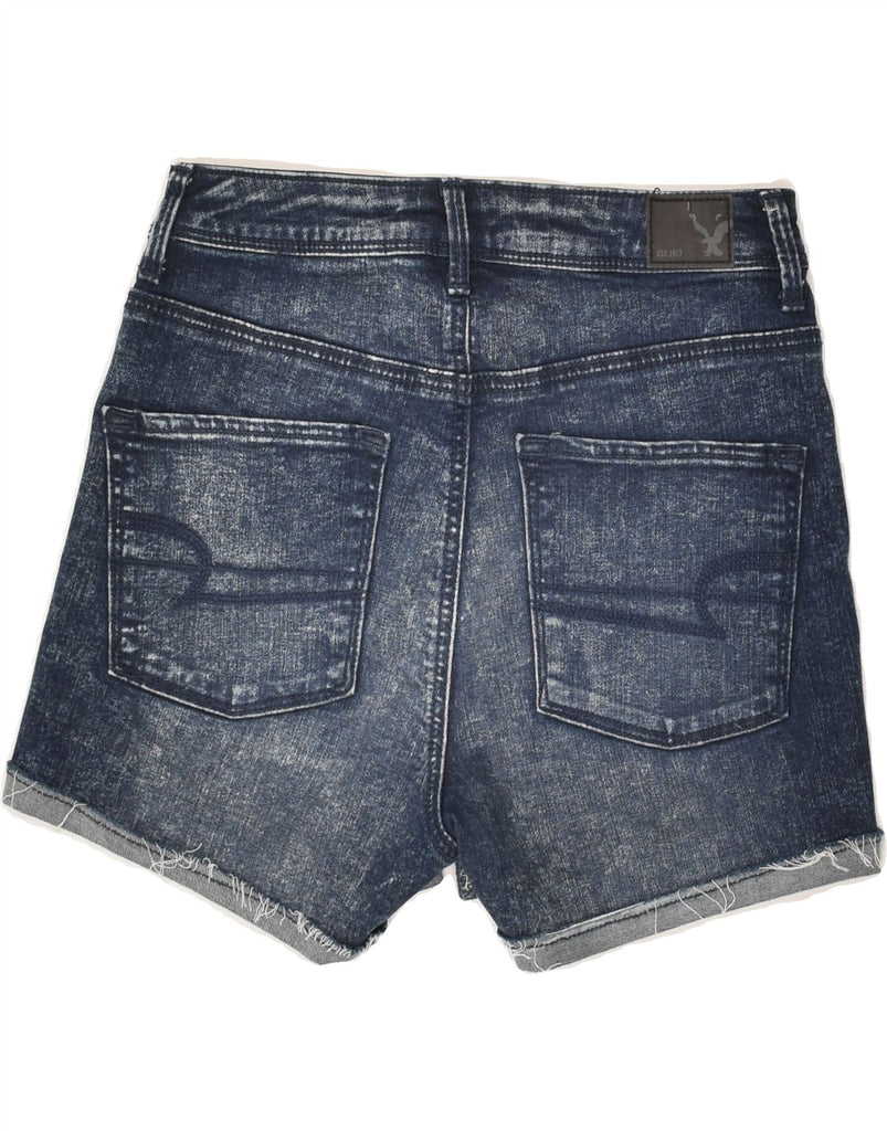 AMERICAN EAGLE Womens Denim Shorts US 2 XS W23  Blue Cotton | Vintage American Eagle | Thrift | Second-Hand American Eagle | Used Clothing | Messina Hembry 