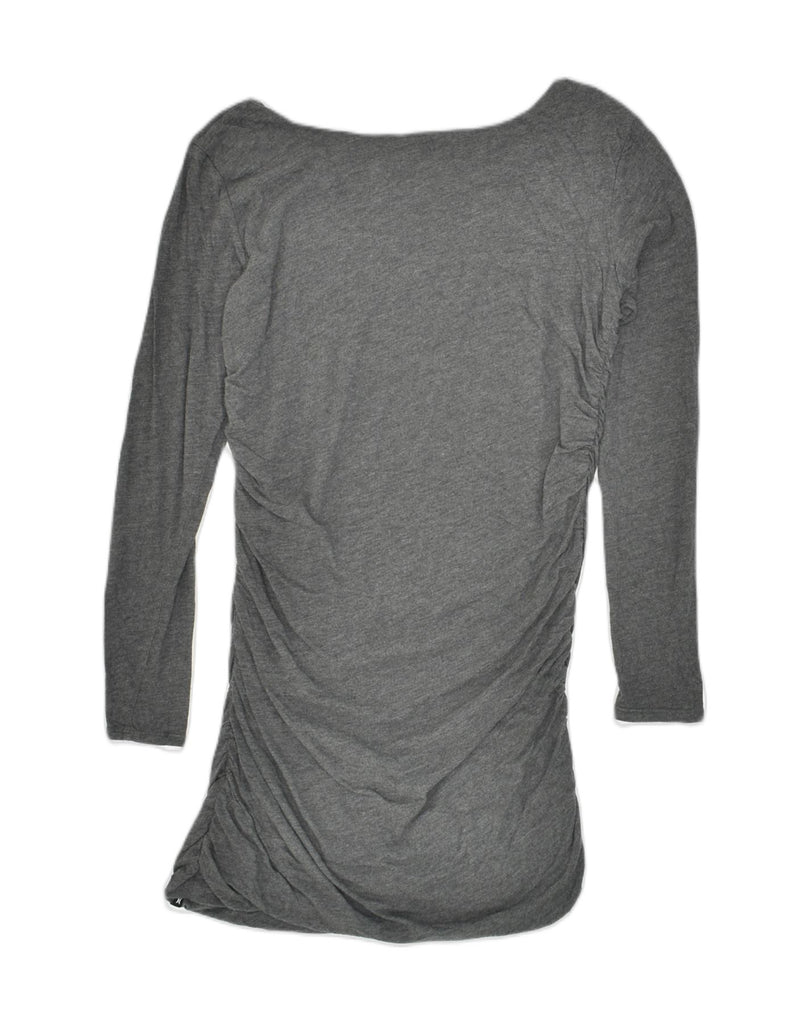 HURLEY Womens Long Sleeve Basic Dress UK 16 Large Grey Cotton | Vintage Hurley | Thrift | Second-Hand Hurley | Used Clothing | Messina Hembry 