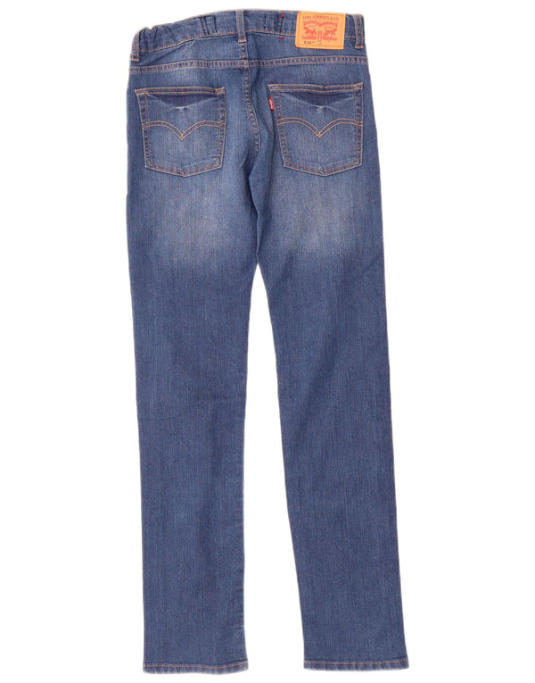Levi's Girls 510 Skinny Jeans 13-14 Years W28 L30 Blue Cotton