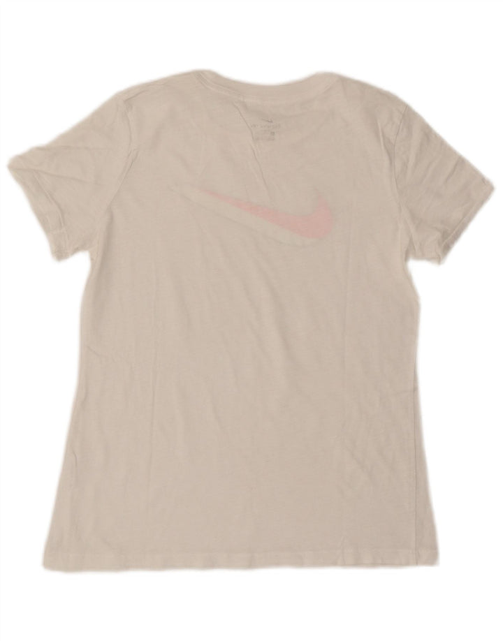 Nike Womens Graphic T-Shirt Top UK 10 Small White