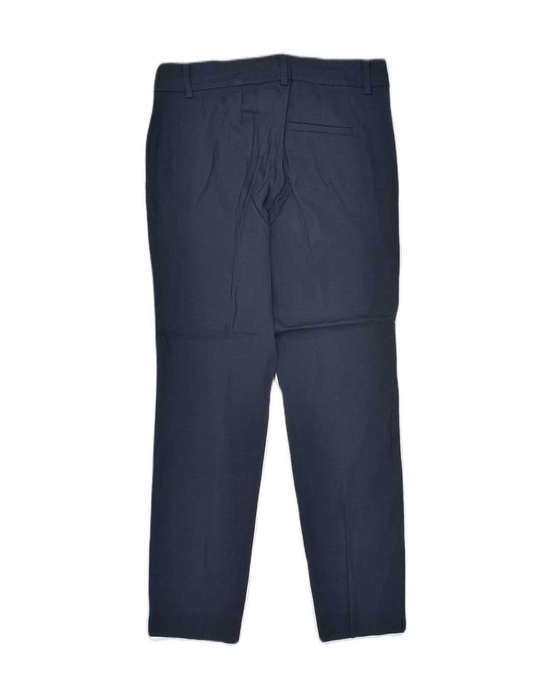 VINTAGE Womens Slim Chino Trousers UK 6 XS W27 L20 Navy Blue Acetate | Vintage Vintage | Thrift | Second-Hand Vintage | Used Clothing | Messina Hembry 