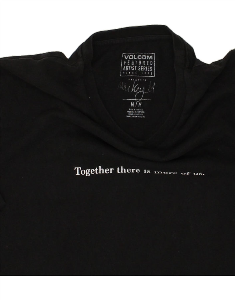 VOLCOM Mens Graphic T-Shirt Top Medium Black Cotton | Vintage Volcom | Thrift | Second-Hand Volcom | Used Clothing | Messina Hembry 