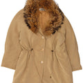 Marina Rinaldi Womens Overcoat Size 23 Medium Beige Rayon